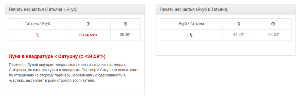 Печать несчастья